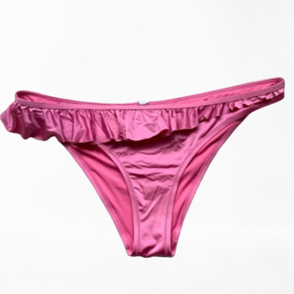 💕 Aerie Pink Ruffle Swim Bottoms Size XL